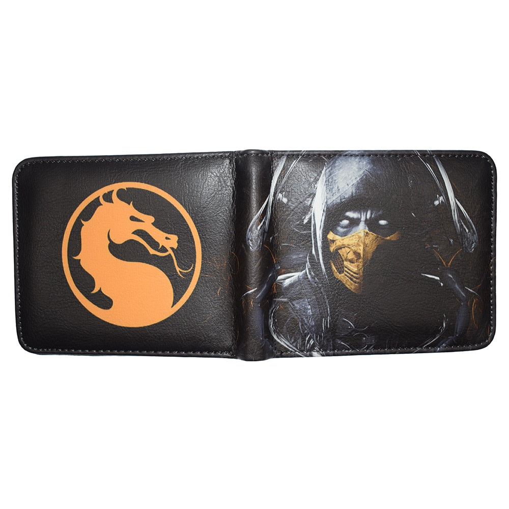 New Arrival Movie Mortal Kombat Wallet Short Purse With Coin Pocket