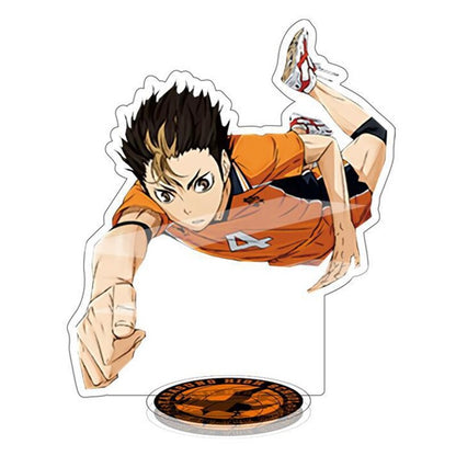 Anime Haikyuu!! Acrylic Stand Figure Model Table Plate Volleyball Boys Action Figures Toys Anime Activities Desk Decor Ornaments