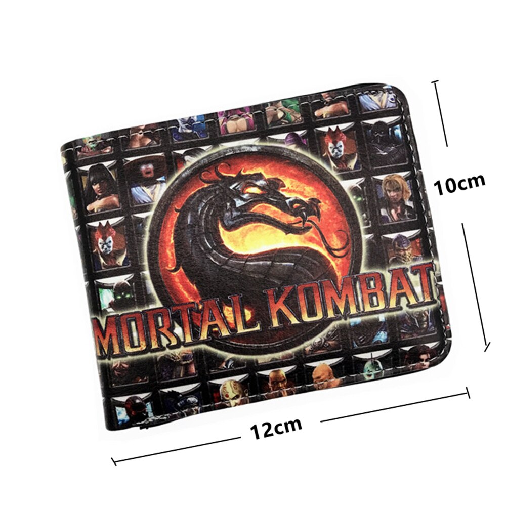 New Arrival Movie Mortal Kombat Wallet Short Purse With Coin Pocket