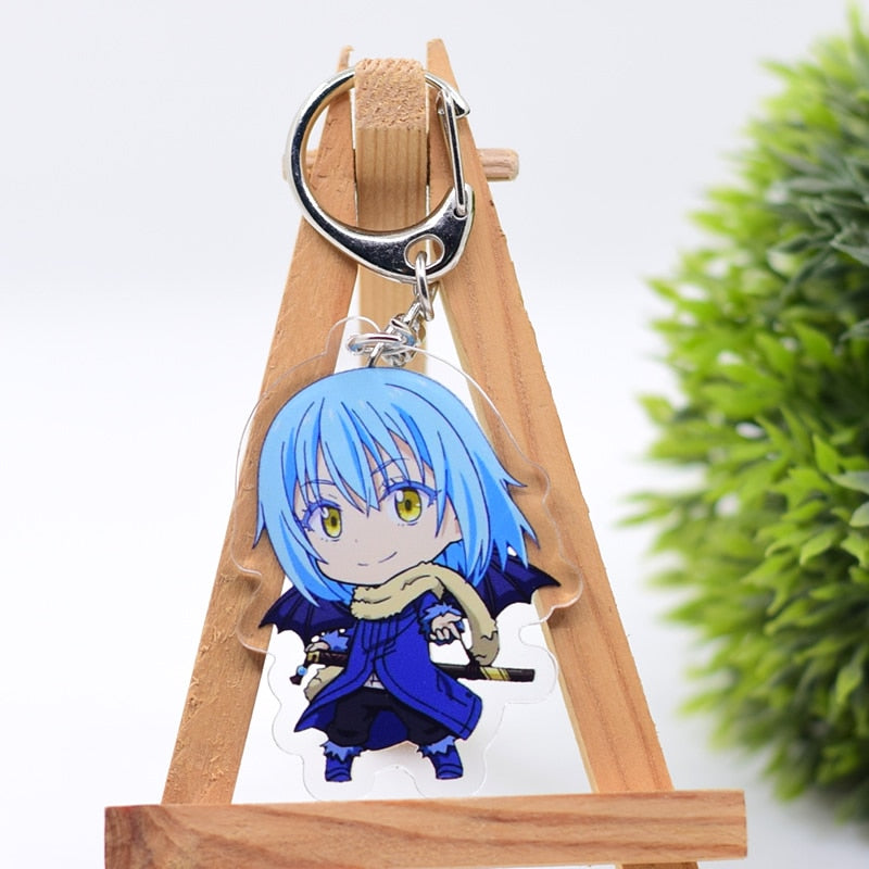 That Time I Got Reincarnated as a Slime Keychain Double Sided Acrylic Cartoon Key Chain Pendant Anime Accessories Keyring