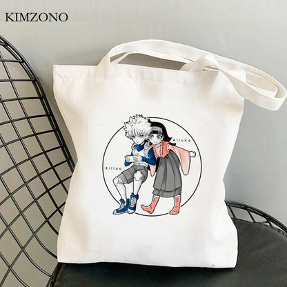 Hunter x Hunter shopping bag tote shopper handbag bolsa bag fabric jute woven tote sacolas