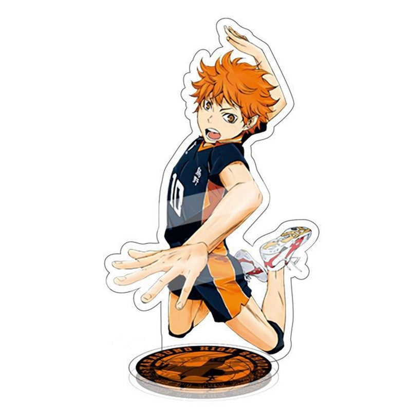 Anime Haikyuu!! Acrylic Stand Figure Model Table Plate Volleyball Boys Action Figures Toys Anime Activities Desk Decor Ornaments