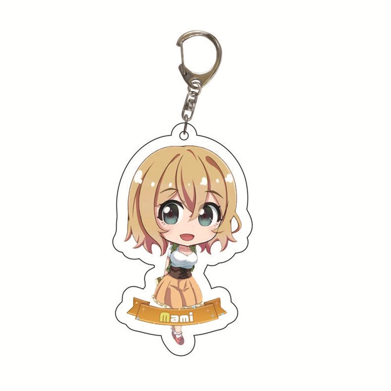 Manga Kanojo Okarishimasu Keychain Anime Rent A Girlfriend Key Chain Ichinose Chizuru Acrylic Figure Key Ring Bag Charm Trinkets