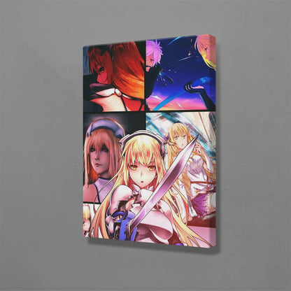 Aiz Wallenstein Danmachi Anime Decoration Prints Canvas Home Decor Manga Dorm Living Room Bedroom Poster Painting Wall Art