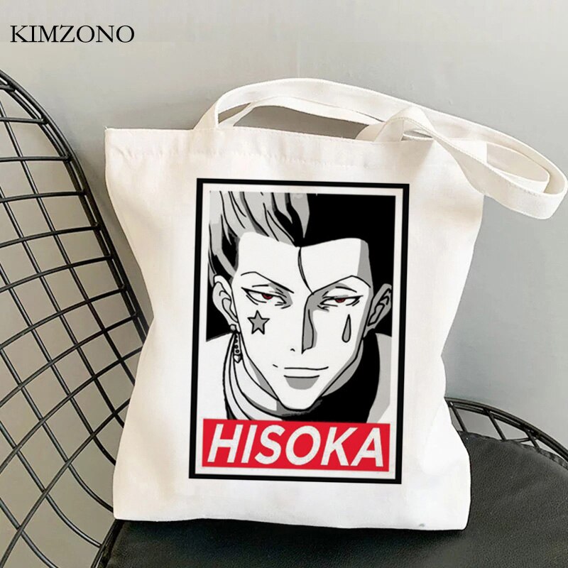 Hunter x Hunter shopping bag tote shopper handbag bolsa bag fabric jute woven tote sacolas