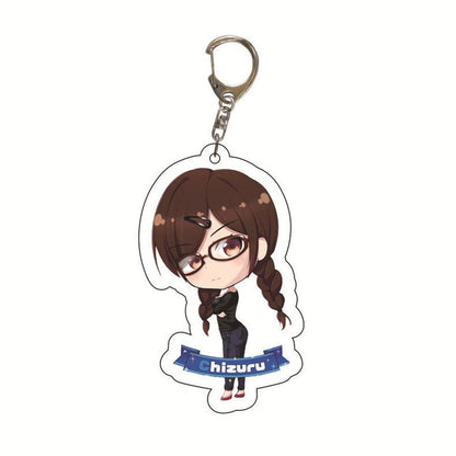 Manga Kanojo Okarishimasu Keychain Anime Rent A Girlfriend Key Chain Ichinose Chizuru Acrylic Figure Key Ring Bag Charm Trinkets