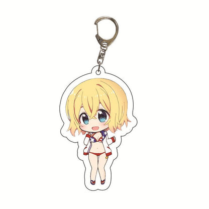 Manga Kanojo Okarishimasu Keychain Anime Rent A Girlfriend Key Chain Ichinose Chizuru Acrylic Figure Key Ring Bag Charm Trinkets