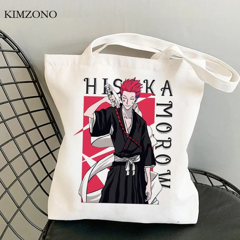 Hunter x Hunter shopping bag tote shopper handbag bolsa bag fabric jute woven tote sacolas