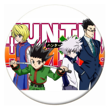 Anime Hunter X Hunter Brooches Cosplay Badges For Backpack Killua Pin Jewelry Button Clothes Female Women Party Gift