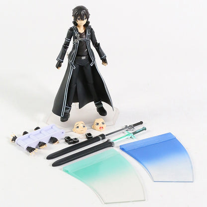 Figma Sword Art Online Kirito 174 248 Asuna 178 Sinon 241 ABS/PVC Action Figure Toy Doll