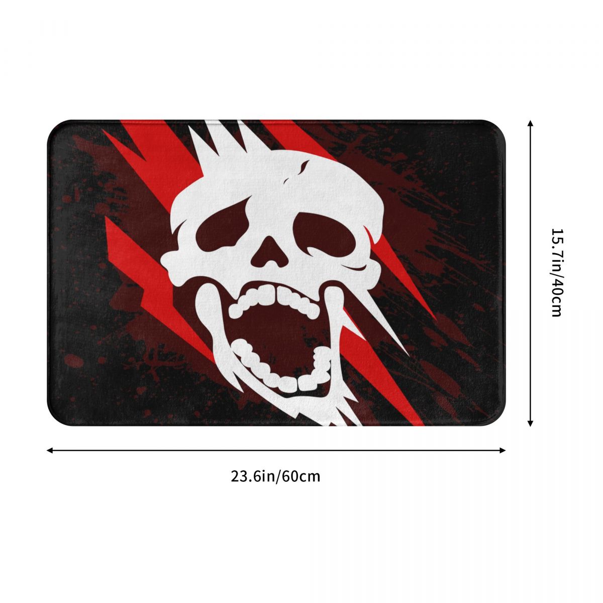 Dead By Daylight Sacrificed Skull Doormat Welcome Bathroom Living Room Floor Mat Home Rug Carpet Nightmare Skeleton Anti-slip