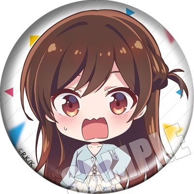 Anime Rent A Girlfriend Sarashina Ruka 58mm Badges Acrylic Brooch Icons Button