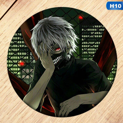 1Pcs Japan Anime Tokyo Ghoul Album Brooch Pin Badge Accessories For Clothes Hat Backpack Decoration Men Women Boy Girl Gifts