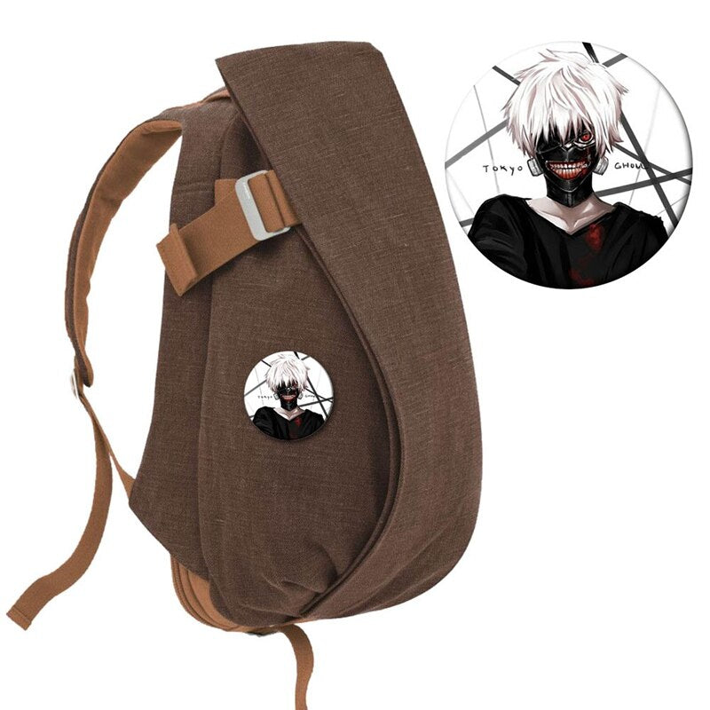 1Pcs Japan Anime Tokyo Ghoul Album Brooch Pin Badge Accessories For Clothes Hat Backpack Decoration Men Women Boy Girl Gifts