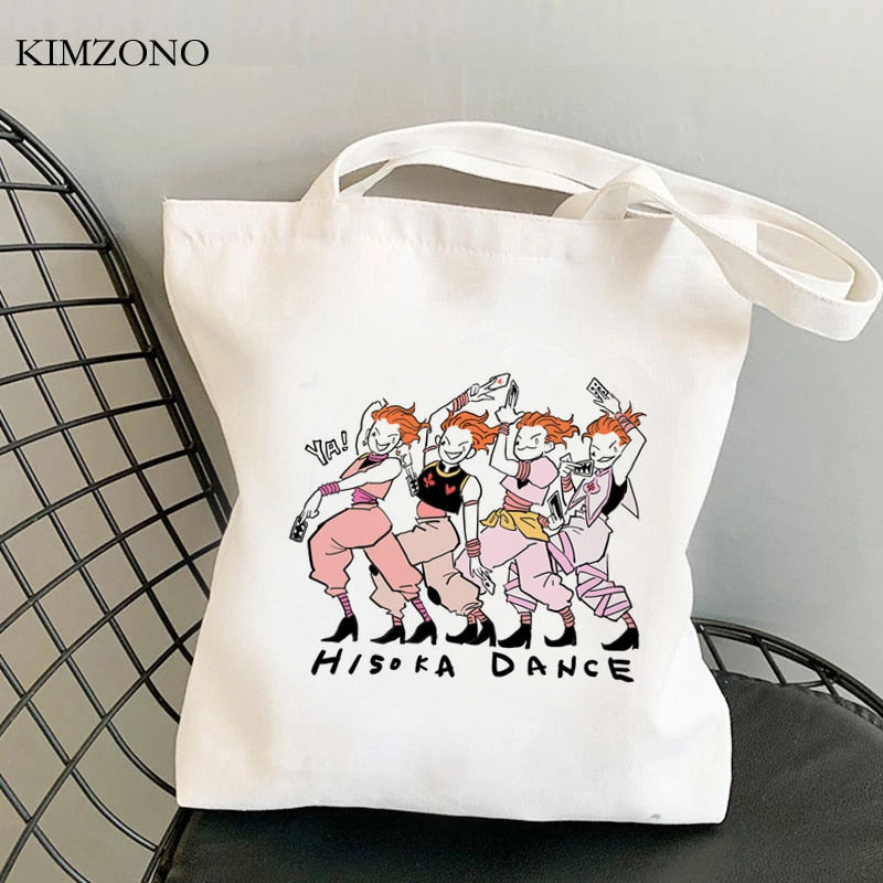 Hunter x Hunter shopping bag tote shopper handbag bolsa bag fabric jute woven tote sacolas