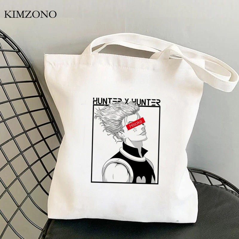 Hunter x Hunter shopping bag tote shopper handbag bolsa bag fabric jute woven tote sacolas