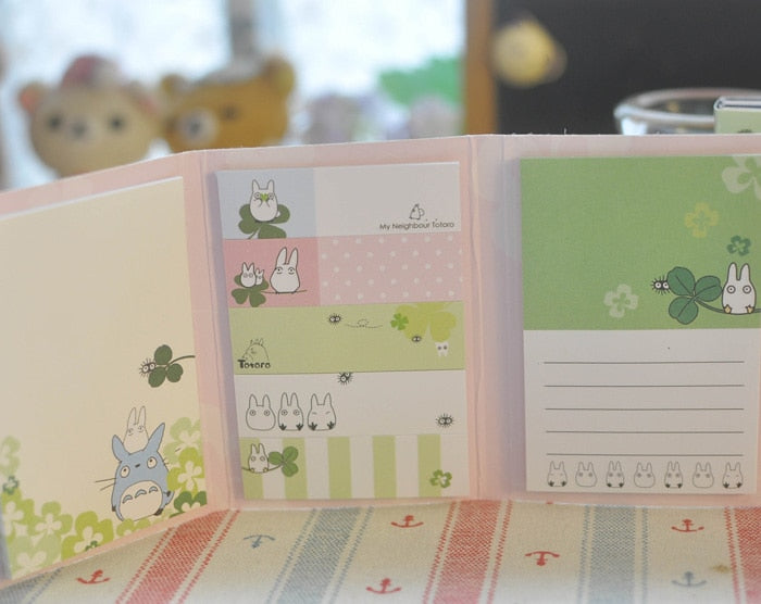 Kawaii My Neighbor Totoro Japanese Anime Memo Pad Sticky Notes To Do List Planner Sticker Cute Stationery School Supplies