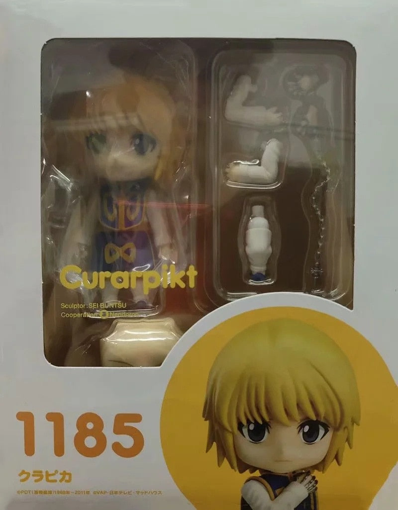 HUNTER x HUNTER Gon Freecss 1183 Killua Zoldyck 1184 Kurapika 1185 Chrollo Lucilfer 1186 Action Figure PVC Collection Model toys