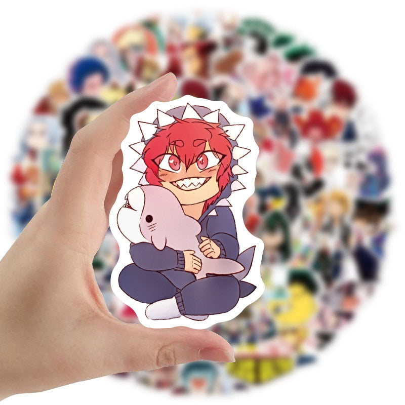 10/30/50/100pcs My Hero Academia Anime Stickers Graffiti Laptop Phone Izuku Midoriya Might Boku No Hero Academia Character Decal