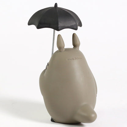 Miyazaki Hayao My Neighbor Totoro with Umbrella PVC Figure Collectible Model Toy