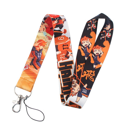 DZ1423 New Anime Haikyuu!! Lanyard for Bus Credit Bank Card ID Keys Badge Holder Keychain Keyring Neck Strap Jewelry Fans Gifts