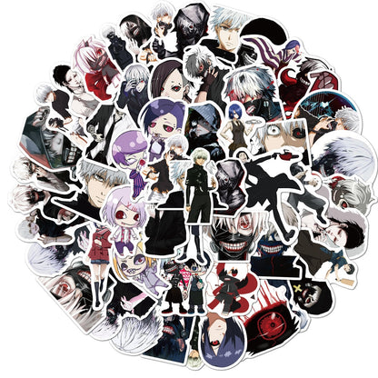 10/30/50PCS Classic Animation Tokyo Ghoul Suitcase Notebook Mobile Phone Refrigerator Helmet Graffiti WaterproofStickerWholesale