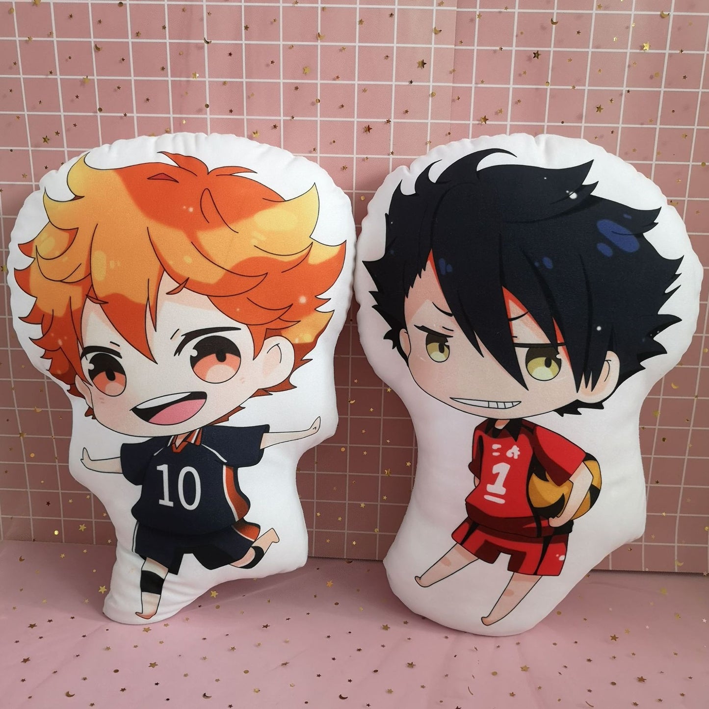 10cm Anime Haikyuu Plush Doll Hinata Shoyo Tobio Kageyama Soft Stuffed Plush Toys Cute Haikyuu Plush Pendant Kids Plushie Toy