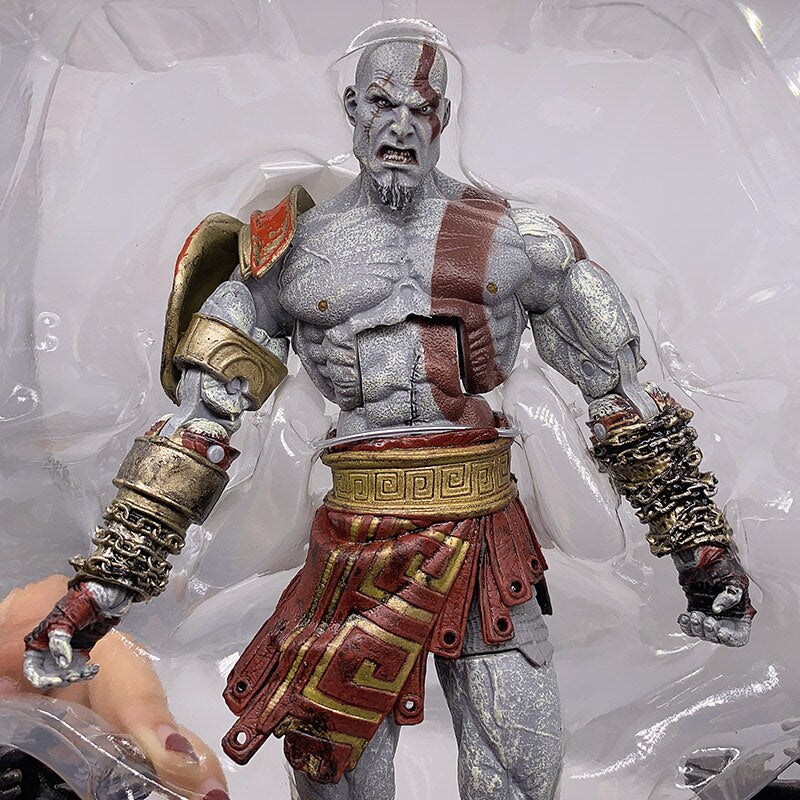 NECA God of War 2 II Action Figure Ghost of Sparta Kratos In Ares Armor W Blades Action Figure Model Toys Doll Gift Boxed