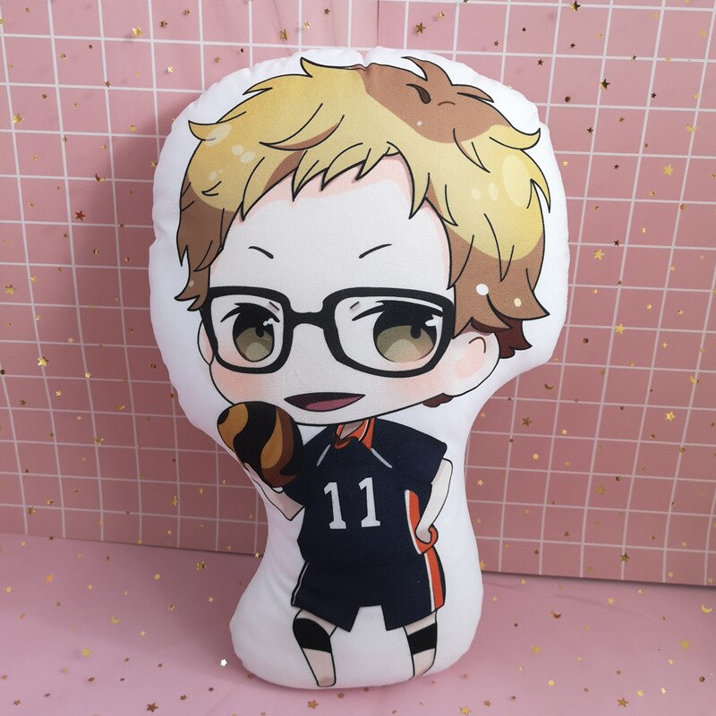 10cm Anime Haikyuu Plush Doll Hinata Shoyo Tobio Kageyama Soft Stuffed Plush Toys Cute Haikyuu Plush Pendant Kids Plushie Toy