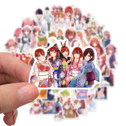 10/30/50Pcs Anime The Quintessential Quintuplets Stickers For Motorcycle Phone Skateboards Laptop Luggage Pegatinas Stickers