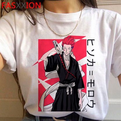 Hunter x Hunter killua zoldyck kurapika hxh t-shirt male japanese 2021 print couple clothes  clothes