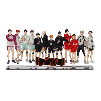 Anime Haikyuu!! Acrylic Stand Figure Model Table Plate Volleyball Boys Action Figures Toys Anime Activities Desk Decor Ornaments