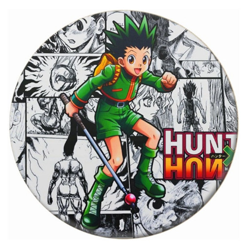 Anime Hunter X Hunter Brooches Cosplay Badges For Backpack Killua Pin Jewelry Button Clothes Female Women Party Gift