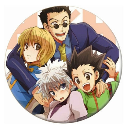 Anime Hunter X Hunter Brooches Cosplay Badges For Backpack Killua Pin Jewelry Button Clothes Female Women Party Gift