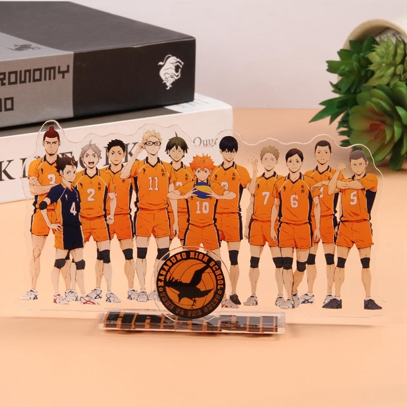 Anime Haikyuu!! Acrylic Stand Figure Model Table Plate Volleyball Boys Action Figures Toys Anime Activities Desk Decor Ornaments