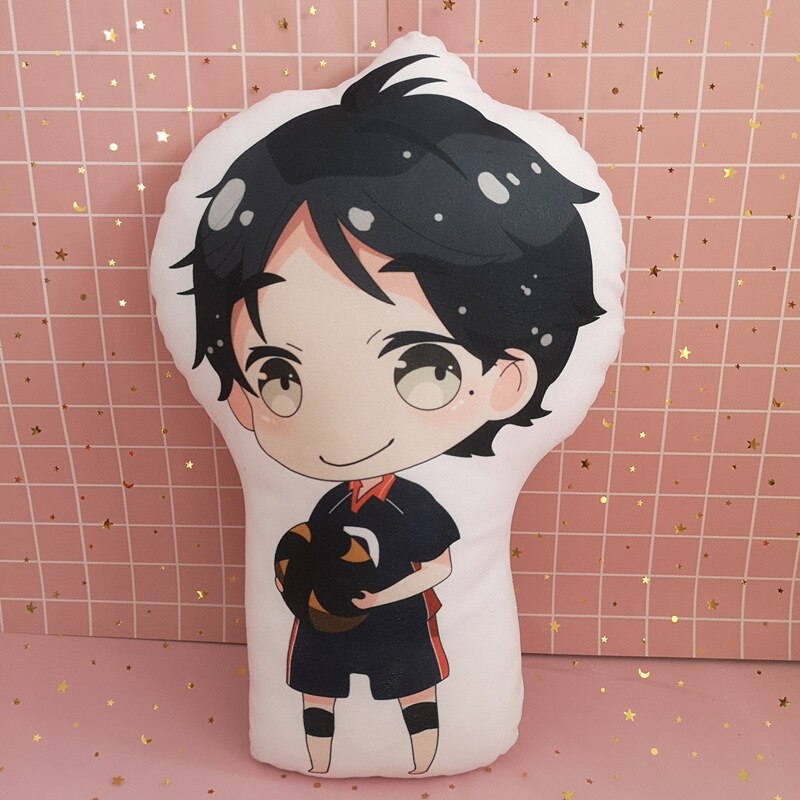 10cm Anime Haikyuu Plush Doll Hinata Shoyo Tobio Kageyama Soft Stuffed Plush Toys Cute Haikyuu Plush Pendant Kids Plushie Toy