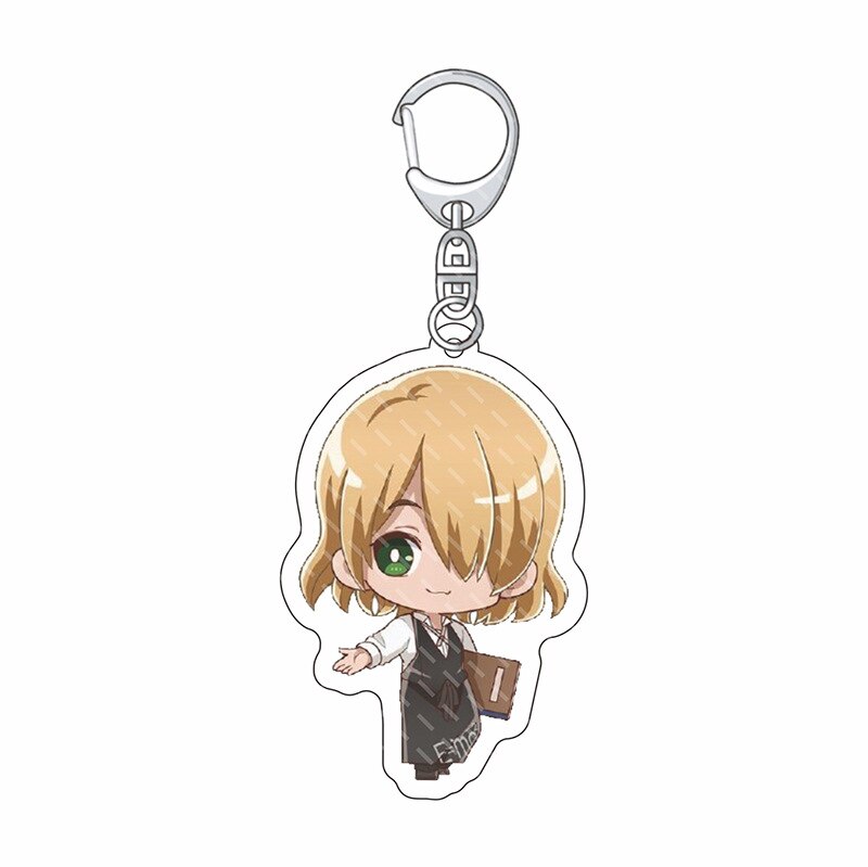 Anime Dr. Stone Keychain Senku Ishigami Oki Taiju Ogawa Yuzuriha Kohaku Acrylic Figure Key Chain Backpack Schoolbag Charm Keyring