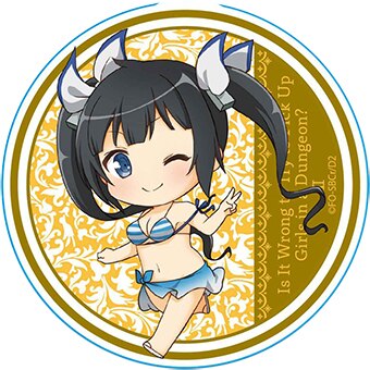 DanMachi Is It Wrong to Try to Pick Up Girls in a Dungeon Anime Hestia Bell Cranel Metal Badge Brooch Pins