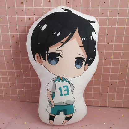 10cm Anime Haikyuu Plush Doll Hinata Shoyo Tobio Kageyama Soft Stuffed Plush Toys Cute Haikyuu Plush Pendant Kids Plushie Toy