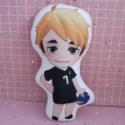 10cm Anime Haikyuu Plush Doll Hinata Shoyo Tobio Kageyama Soft Stuffed Plush Toys Cute Haikyuu Plush Pendant Kids Plushie Toy