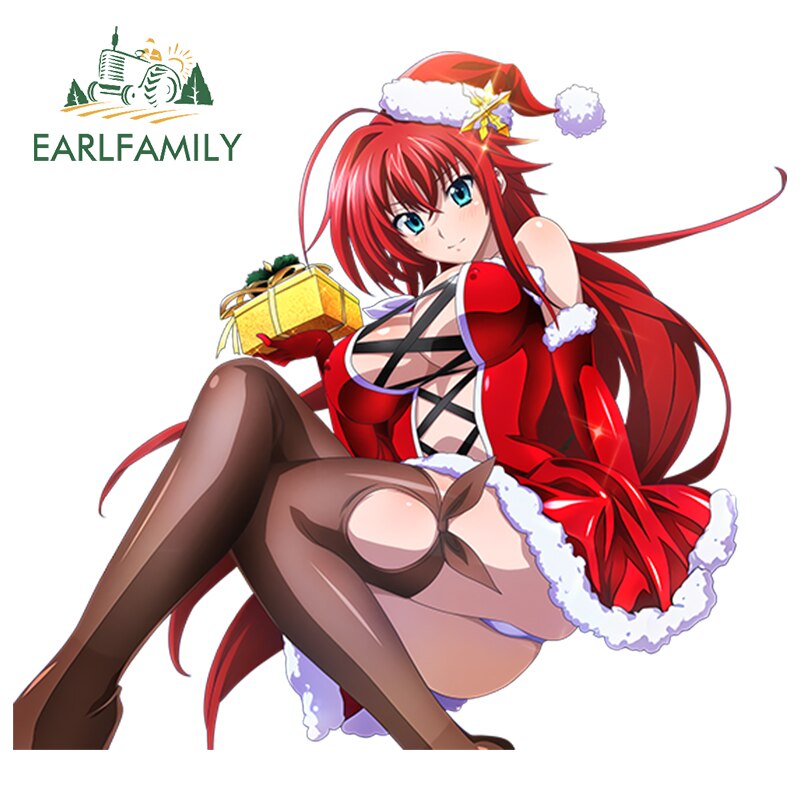 13cm Car Styling Super 3D Sexy Girl High School DxD Anime Rias Gremory Render Euro Drift Decal Waterproof Car Sticker