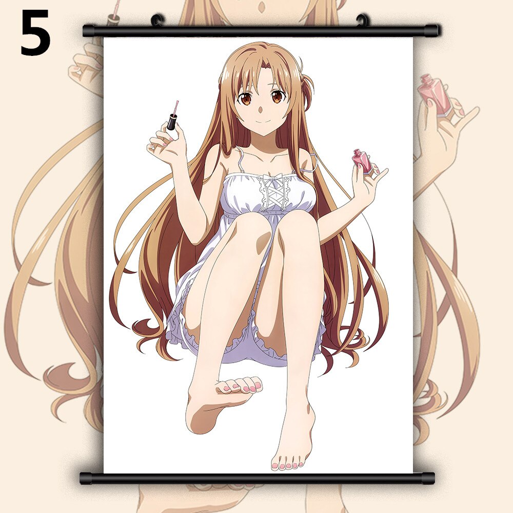 Sword Art Online Yuuki Asuna  HD Print Wall Poster Scroll