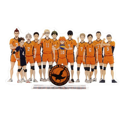 Anime Haikyuu!! Acrylic Stand Figure Model Table Plate Volleyball Boys Action Figures Toys Anime Activities Desk Decor Ornaments