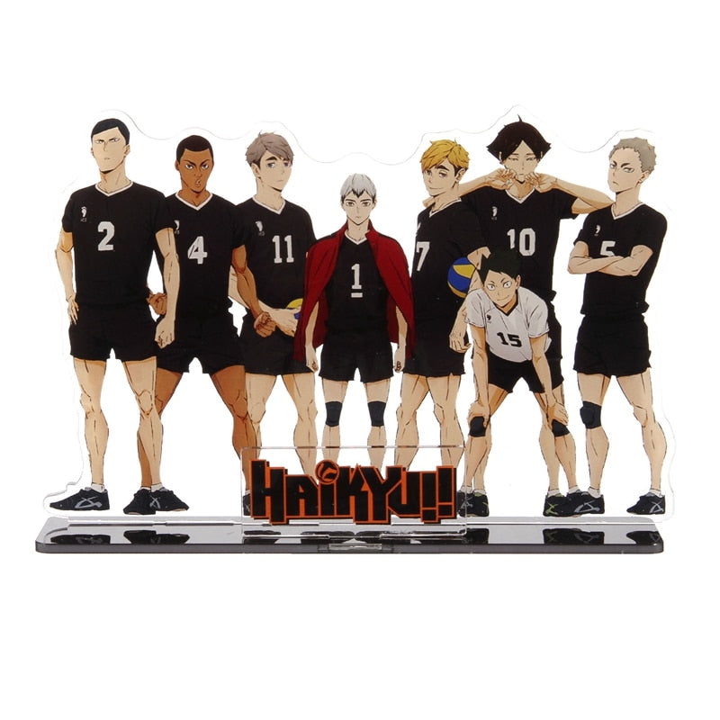 Anime Haikyuu!! Acrylic Stand Figure Model Table Plate Volleyball Boys Action Figures Toys Anime Activities Desk Decor Ornaments