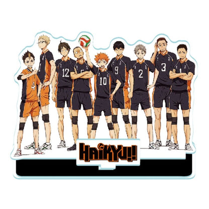 Anime Haikyuu!! Acrylic Stand Figure Model Table Plate Volleyball Boys Action Figures Toys Anime Activities Desk Decor Ornaments