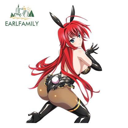 13cm Car Styling Super 3D Sexy Girl High School DxD Anime Rias Gremory Render Euro Drift Decal Waterproof Car Sticker