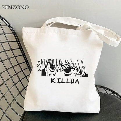 Hunter x Hunter shopping bag tote shopper handbag bolsa bag fabric jute woven tote sacolas