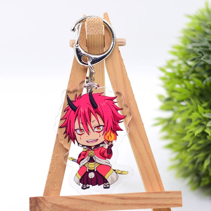 That Time I Got Reincarnated as a Slime Keychain Double Sided Acrylic Cartoon Key Chain Pendant Anime Accessories Keyring