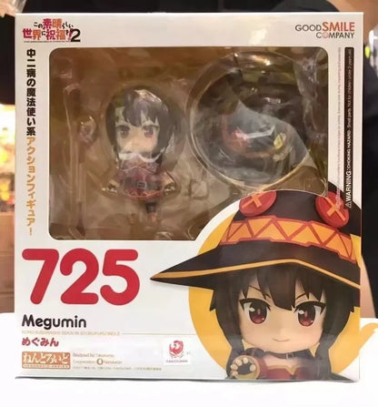 10CM KonoSuba: God&#39;s Blessing on this Wonderful world! Aqua 630 Megumin 725 Action Figure New Collection Model