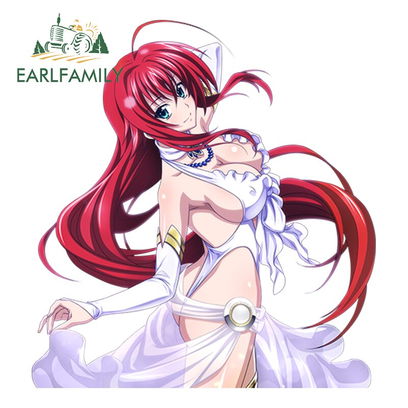 13cm Car Styling Super 3D Sexy Girl High School DxD Anime Rias Gremory Render Euro Drift Decal Waterproof Car Sticker